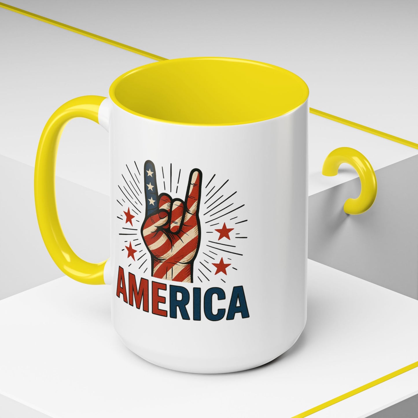 4th of July Mug - America Rock On