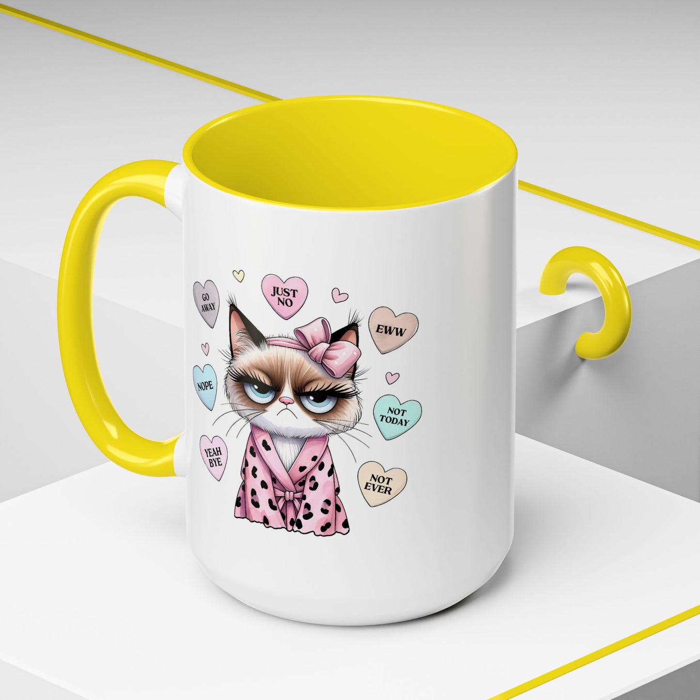 Animal Mug - Conversation Hearts