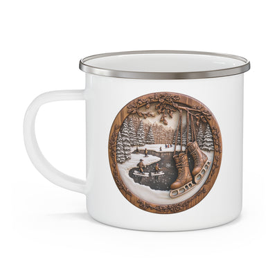 Christmas Mug - Christmas Skates Plaque