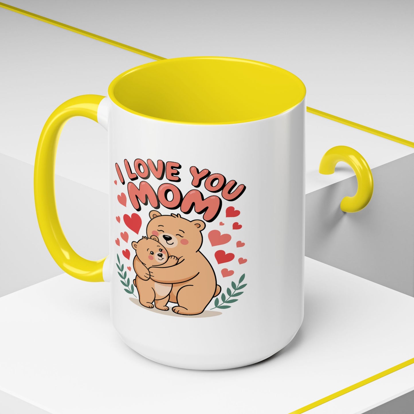 Mother's Day Mug - I Love You Mom Bear