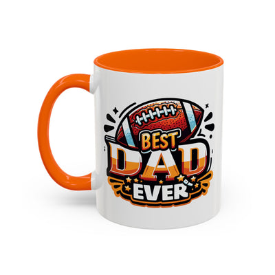 Father's Day Mug - Best Dad Ever Football