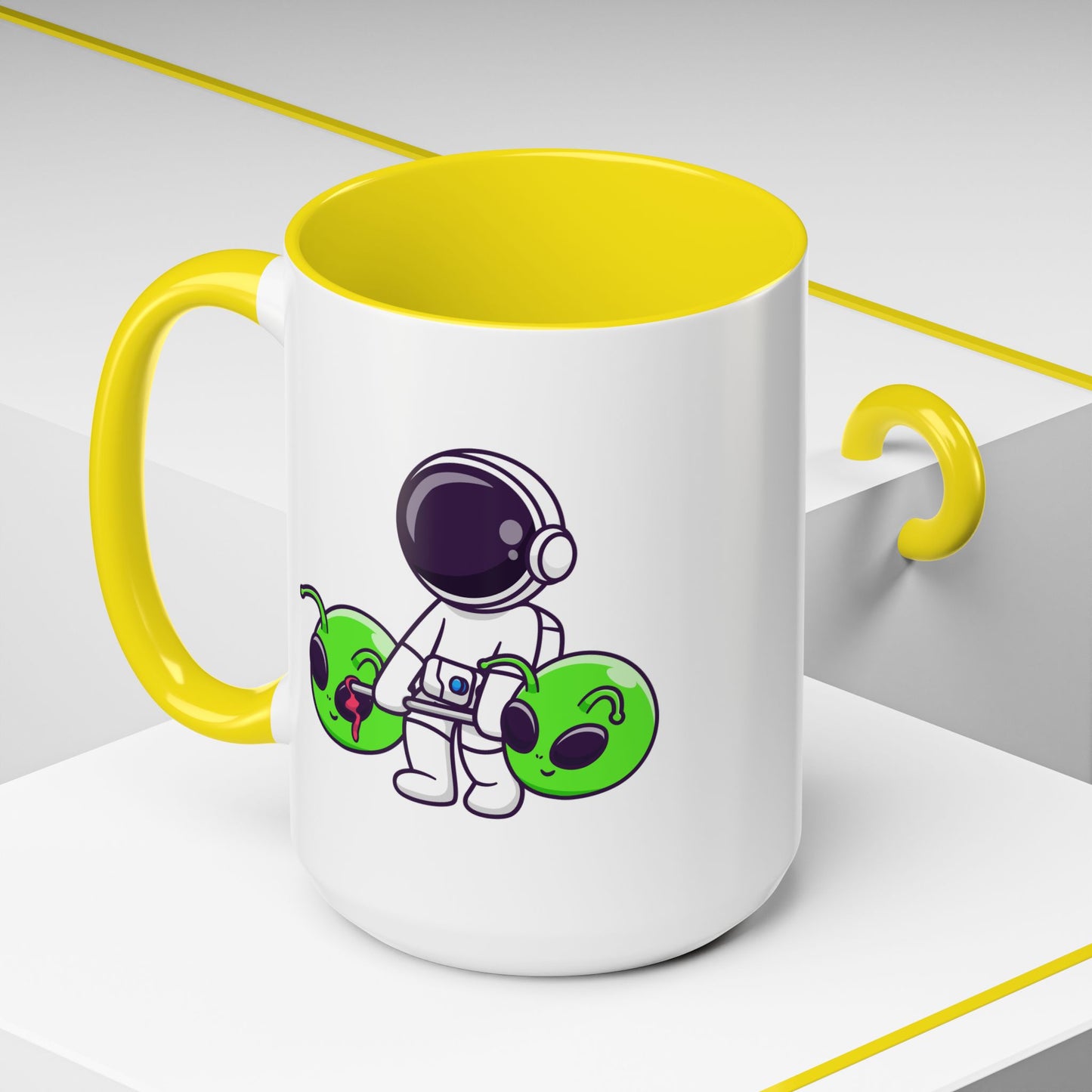 Alien Mug - Astronaut Lifting