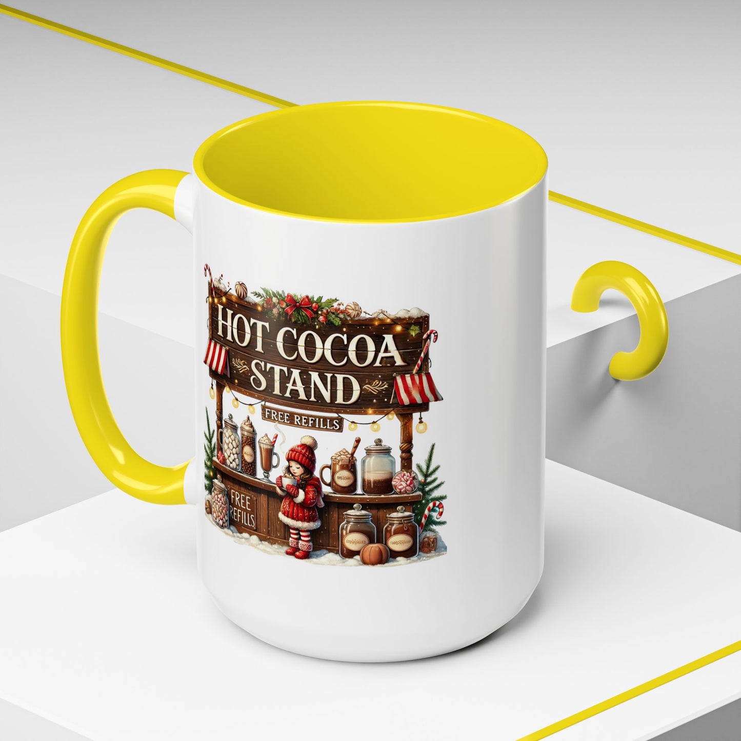 Christmas Mug - Hot Cocoa Stand Free Refills