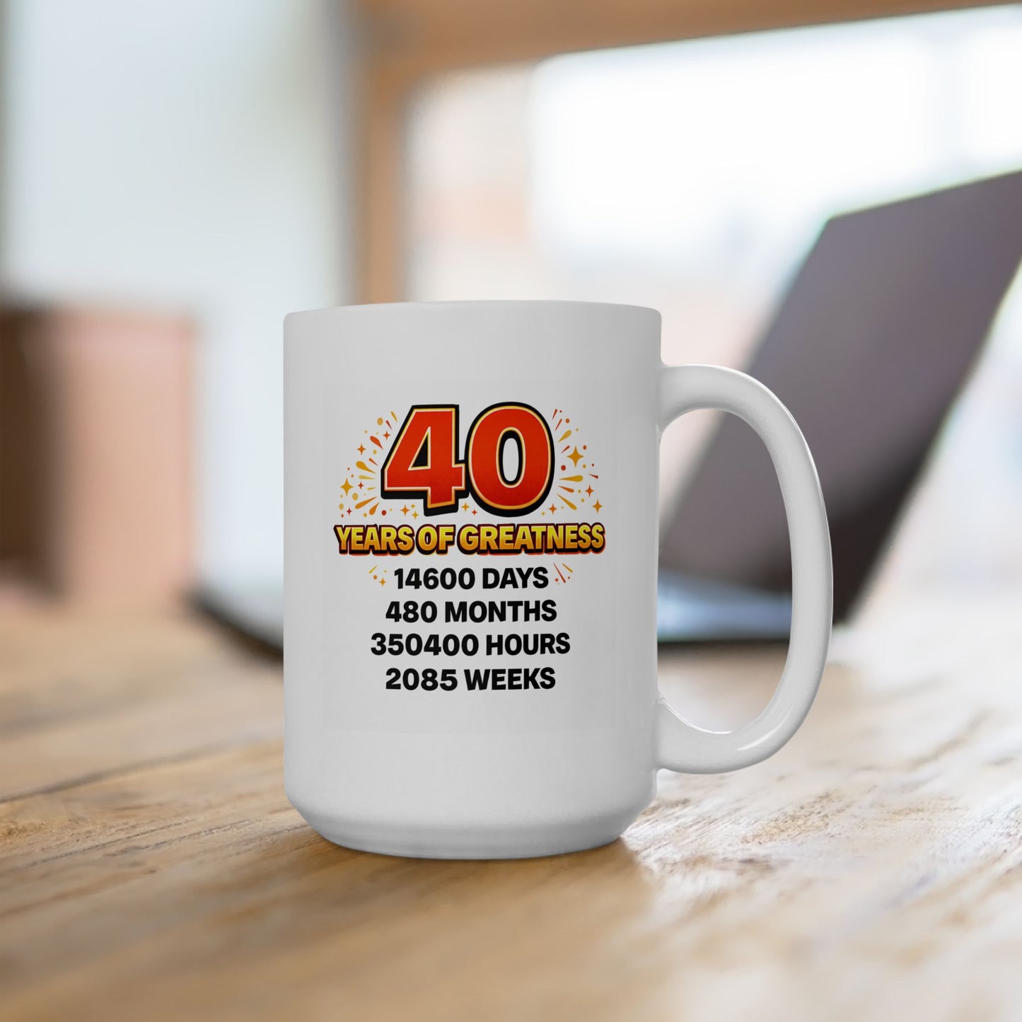 Birthday Mug - 40 Years of Greatness