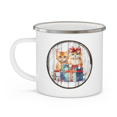 Christmas Mug - Cats and Present