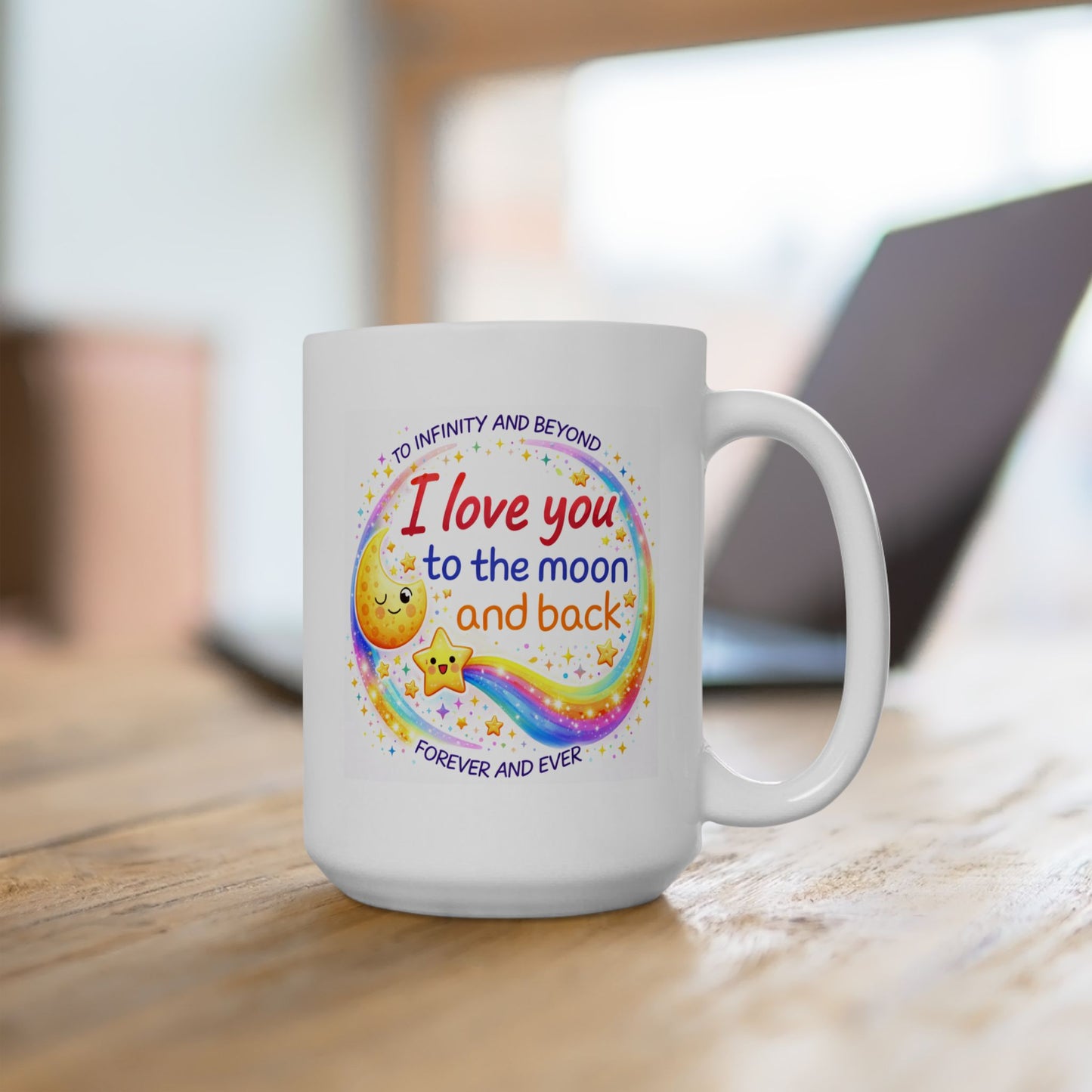 Anniversary Mug - I Love You To The Moon and Back