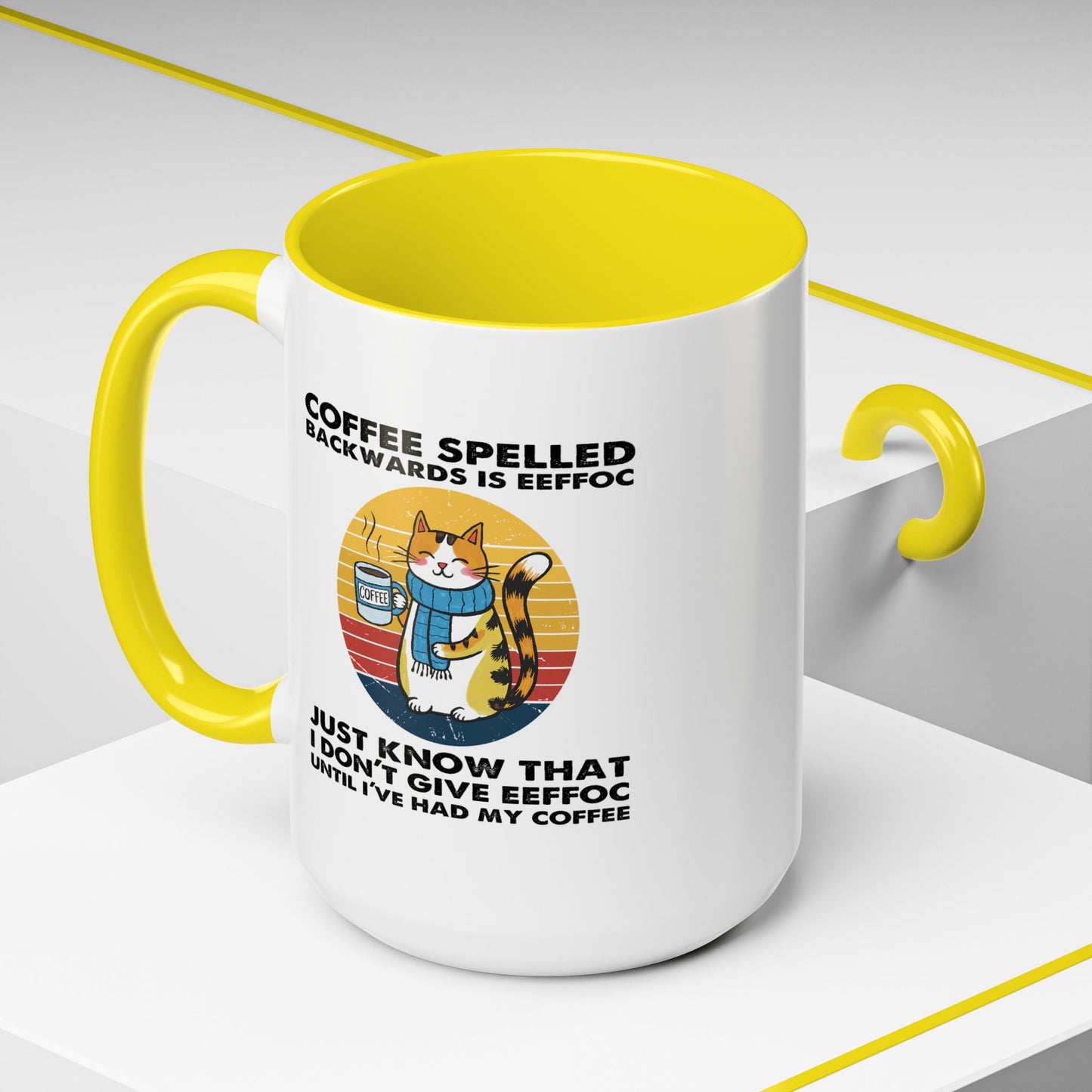 Humor Mug - Coffee Spelled Backwards is Eeffoc