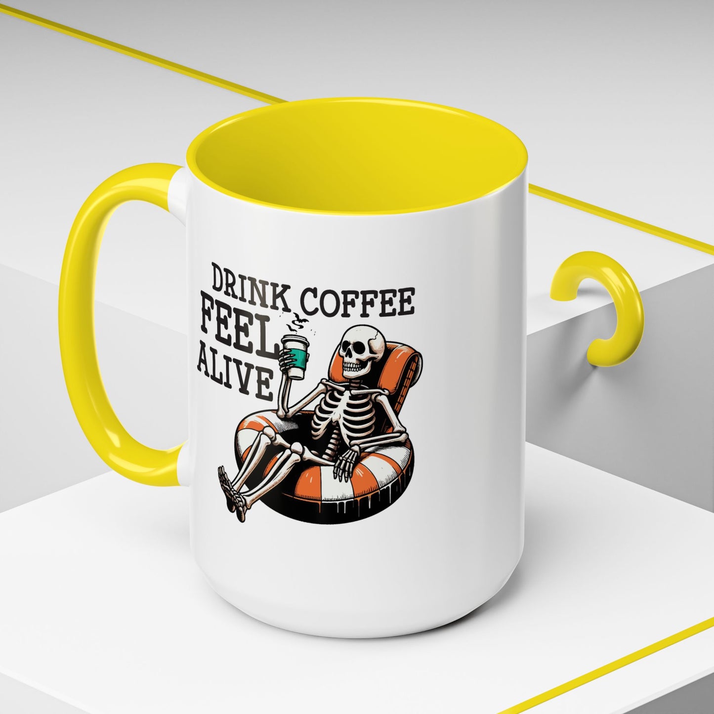 Humor Mug - Drink Coffee Feel Alive
