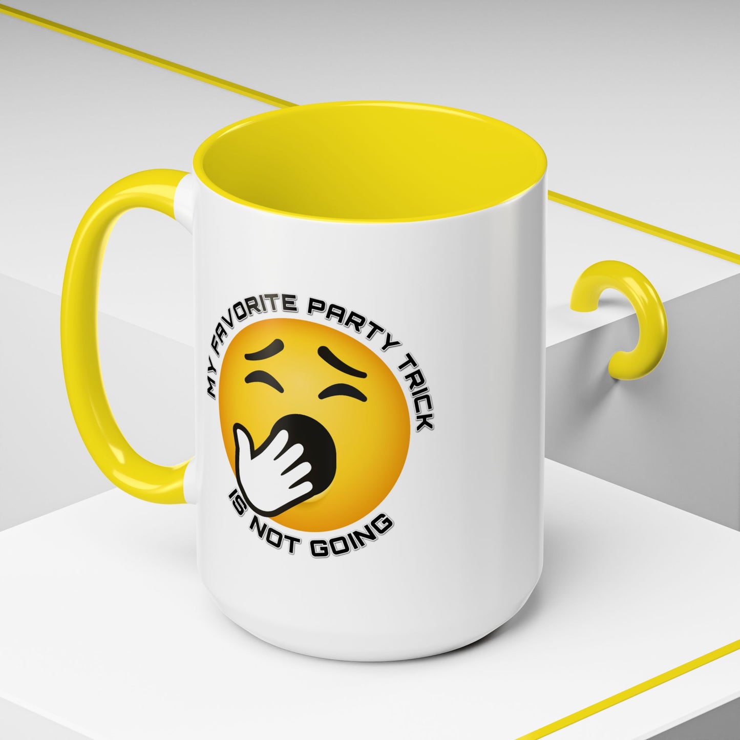 Humor Mug - My Favorite Party Trick is Not Going