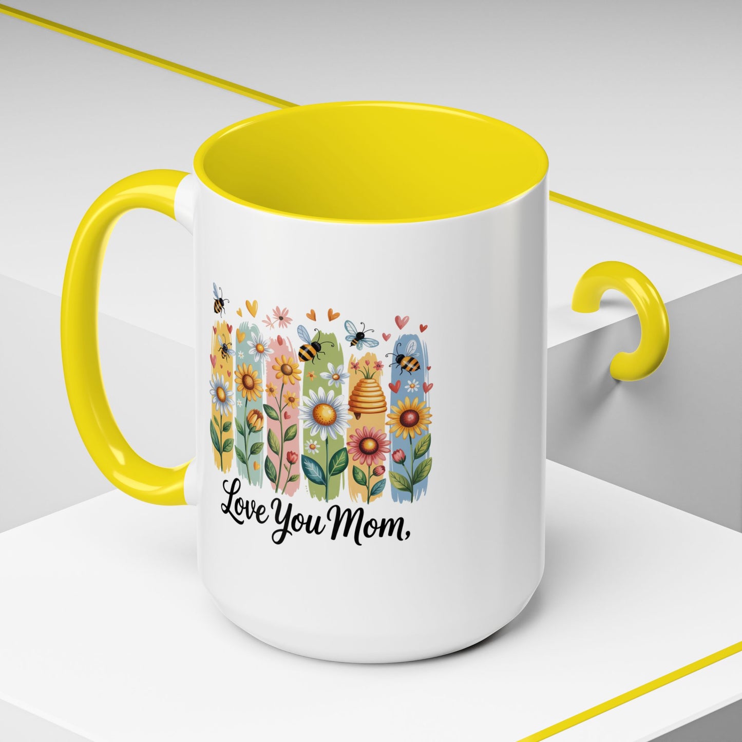 Mother's Day Mug - Love You Mom Beehive