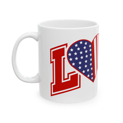 4th of July Mug - Varsity USA Love