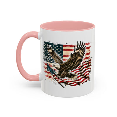 4th of July Mug - American Bald Eagle Flag 9