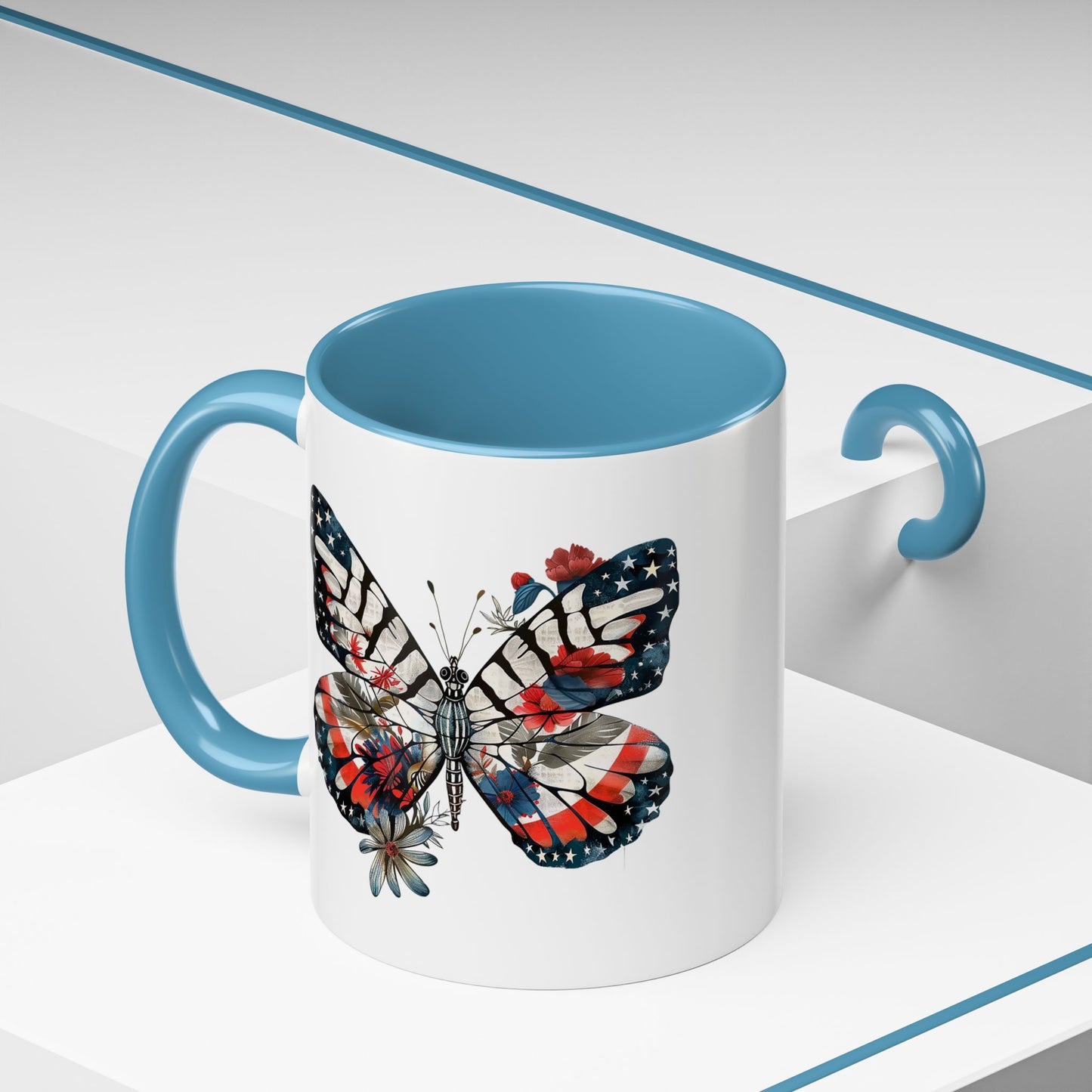 4th of July - Butterfly Flag 3