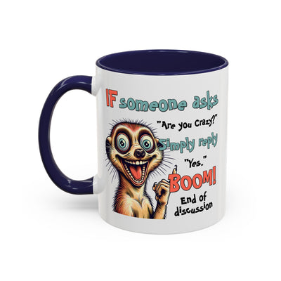 Humor Mug - If Someone Asks Are You Crazy