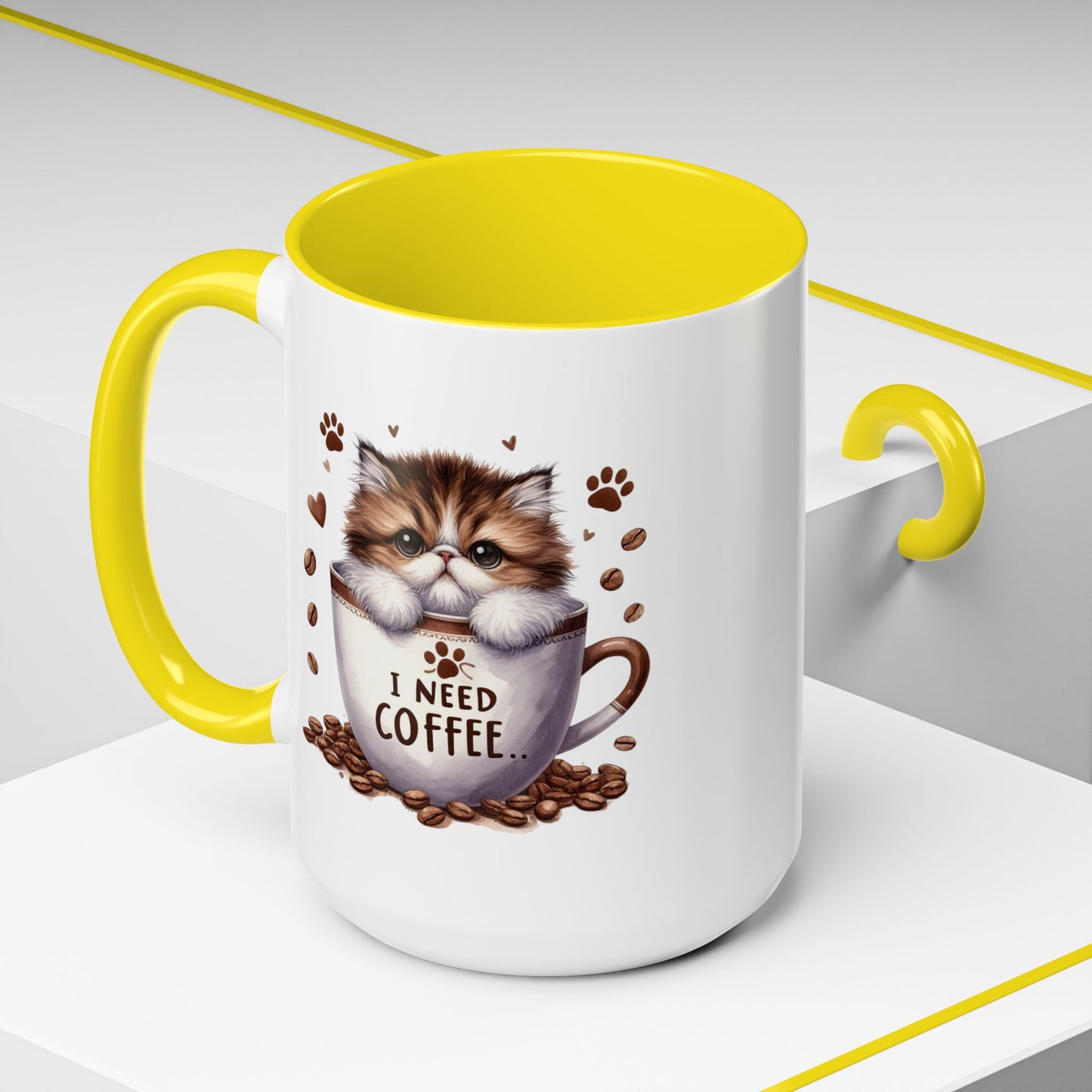 Animal Mug - I Need Coffee Kitten