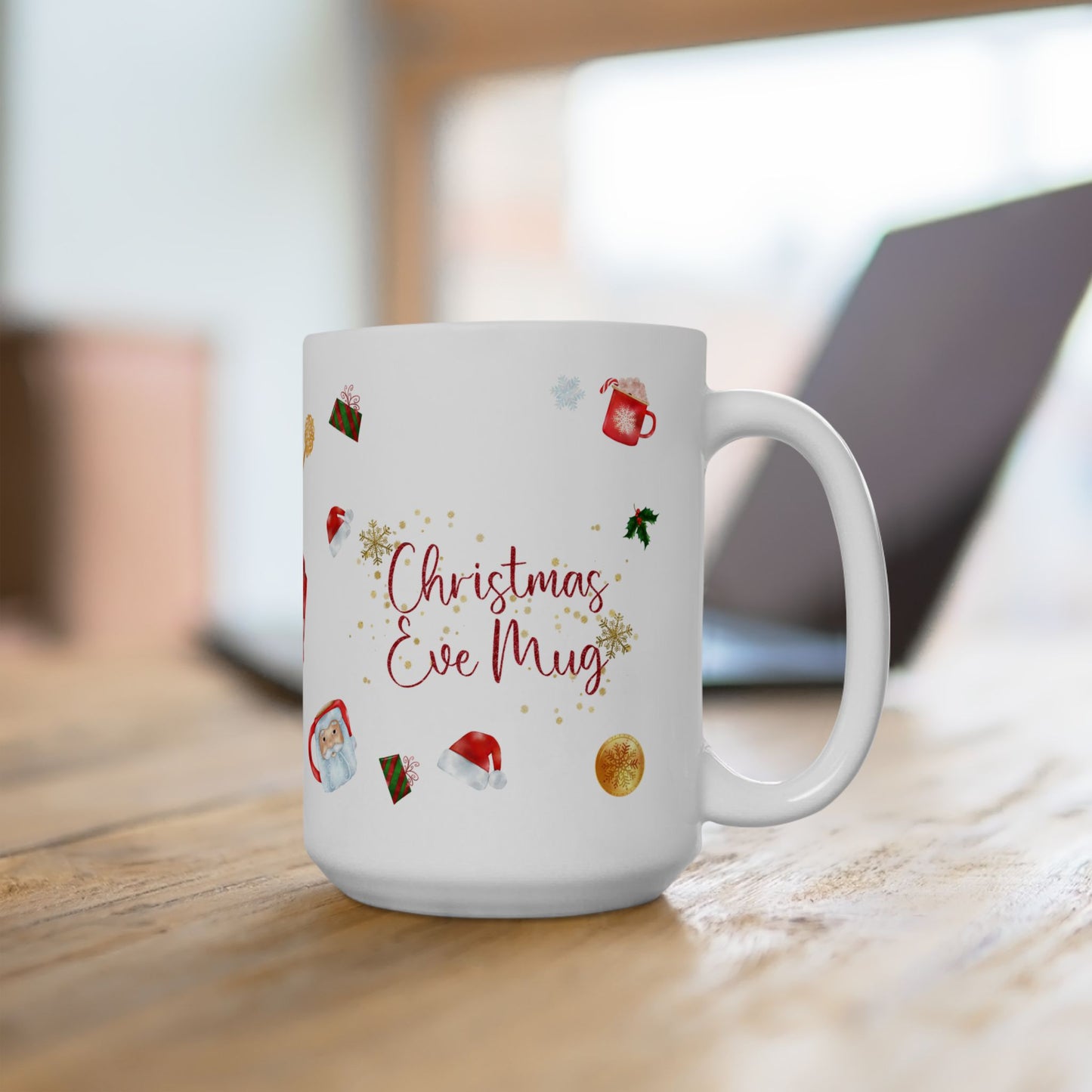 Christmas Mug - Christmas Eve Mug Red Text