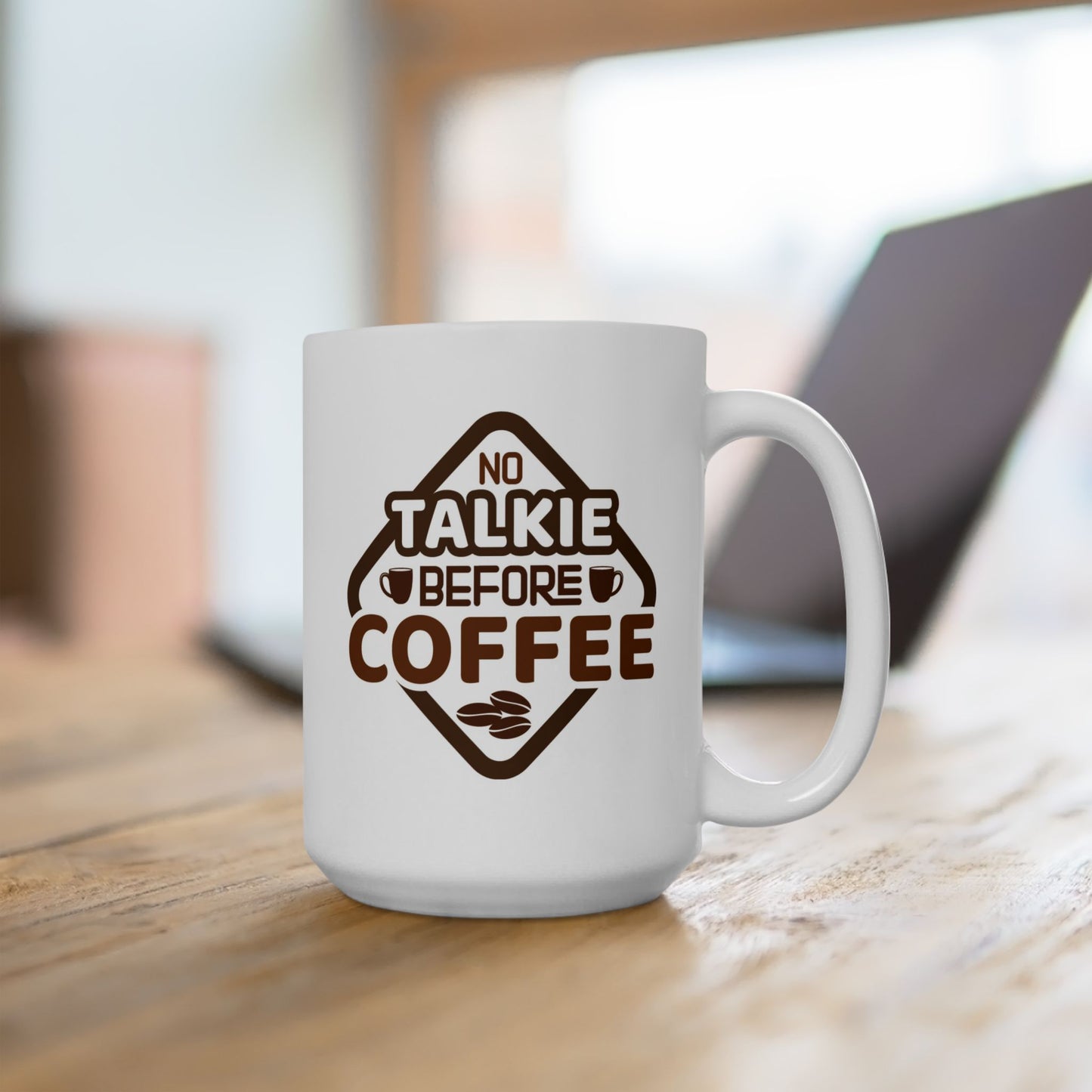 Humor Mug - No Talkie Before Coffee