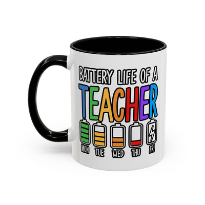 Office Mug - Battery Life of a Teacher