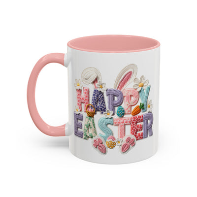 Easter Mug - Happy Easter Latch Yarn