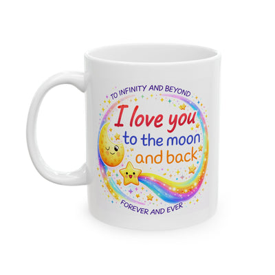 Anniversary Mug - I Love You To The Moon and Back