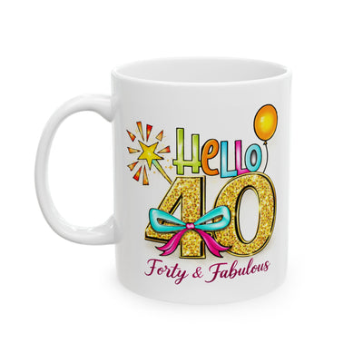 Birthday Mug - Hello 40