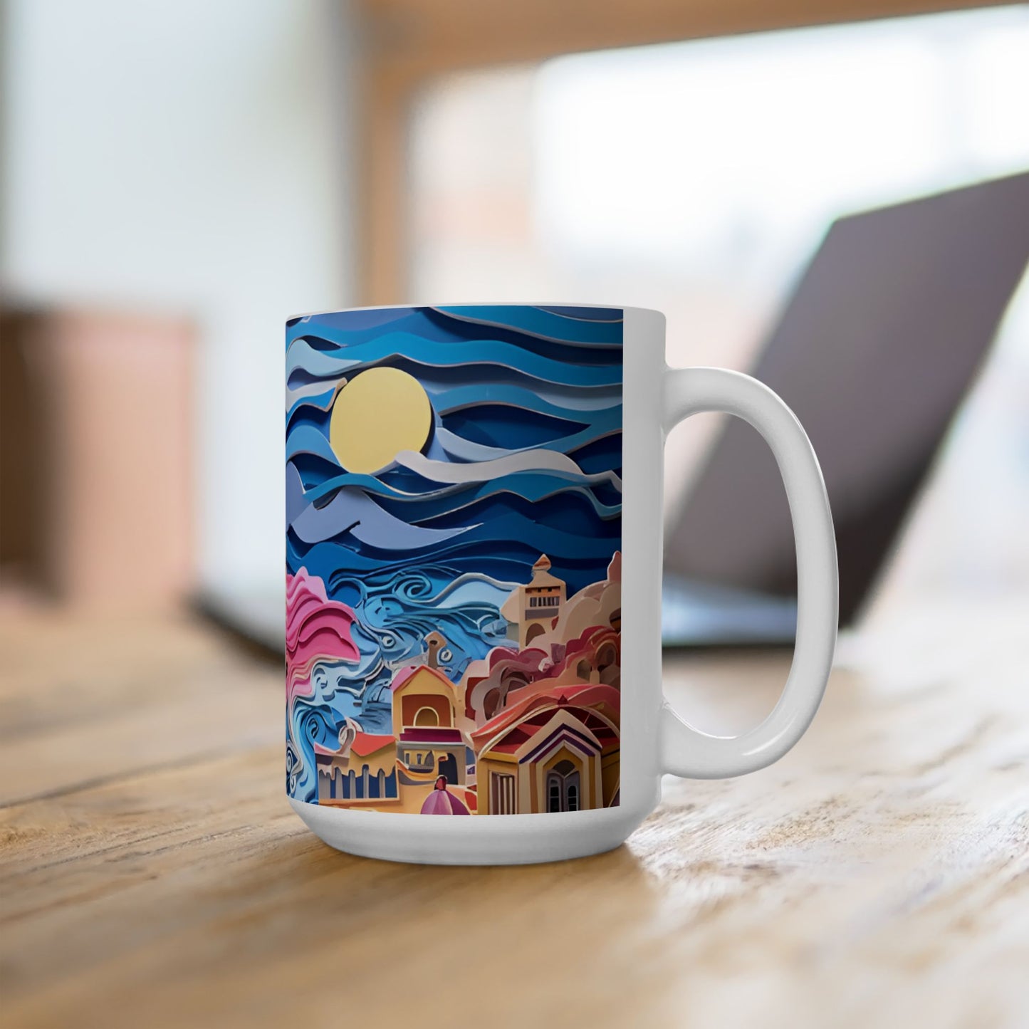 Artistic Mug - Town Landscape 1