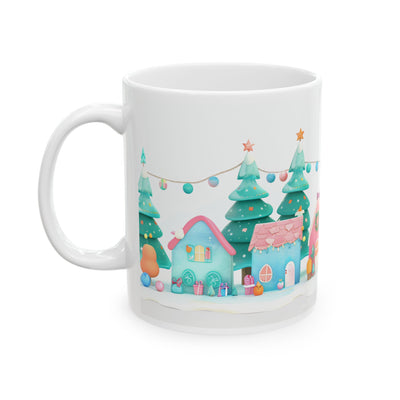 Christmas Mug - Candy Coated Houses Wrap