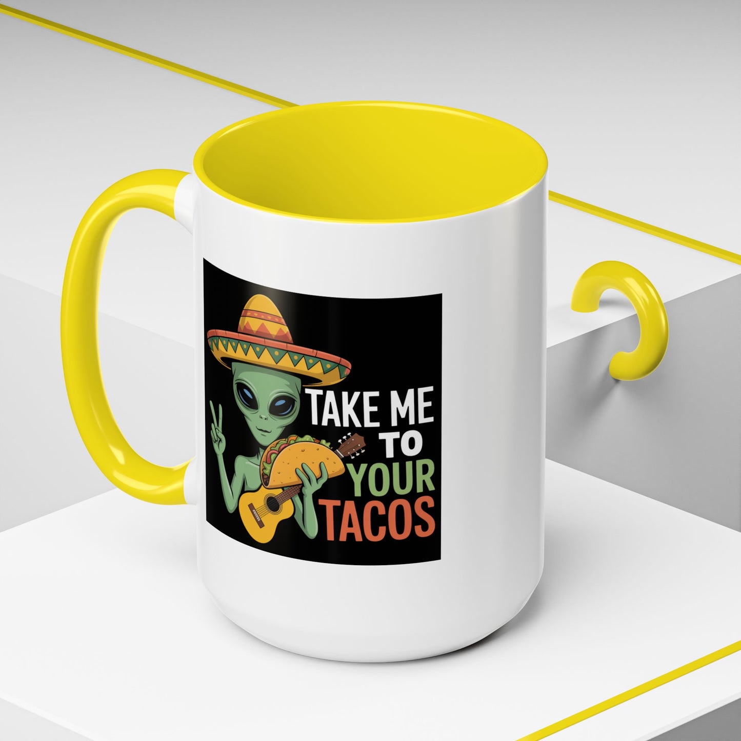 Alien Mug - Take Me To Your Tacos