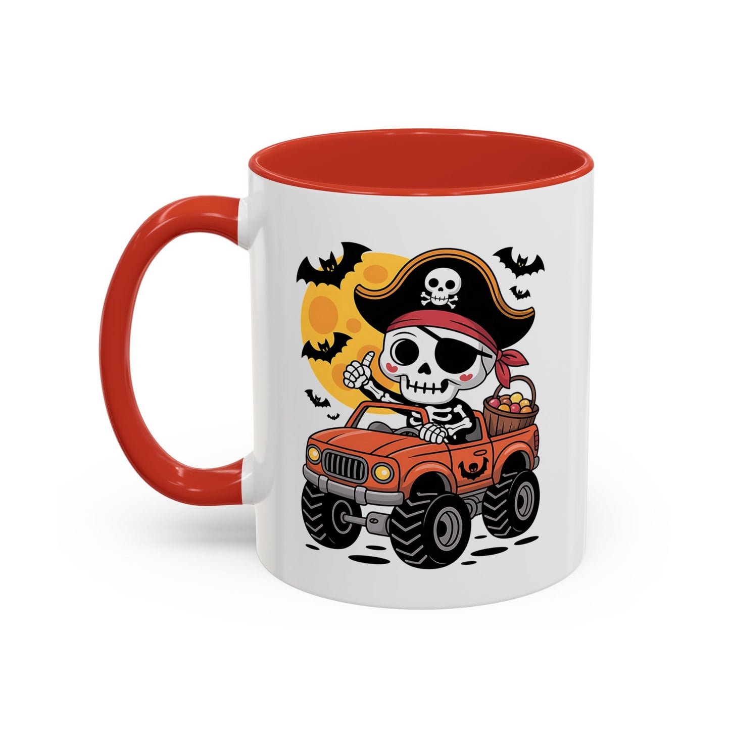 Halloween Mug - Driving Skeleton Pirate