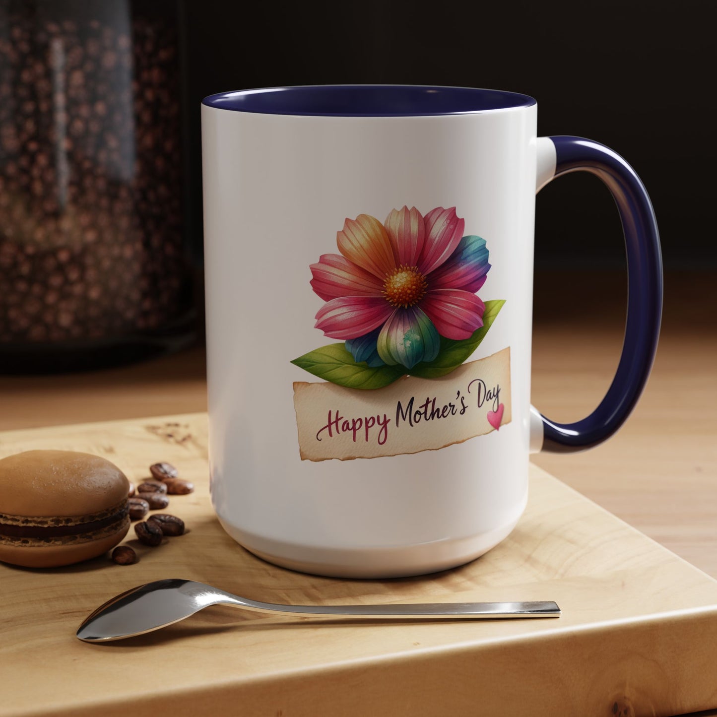 Mother's Day Mug - Happy Mother's Day Flower