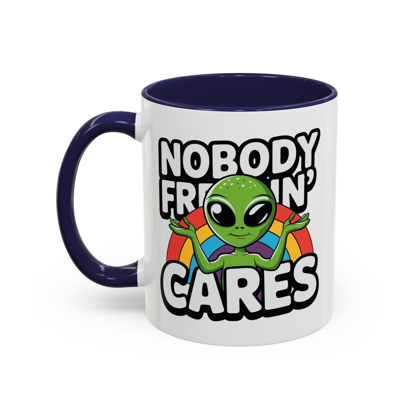 Alien Mug - Nobody Freakin Cares