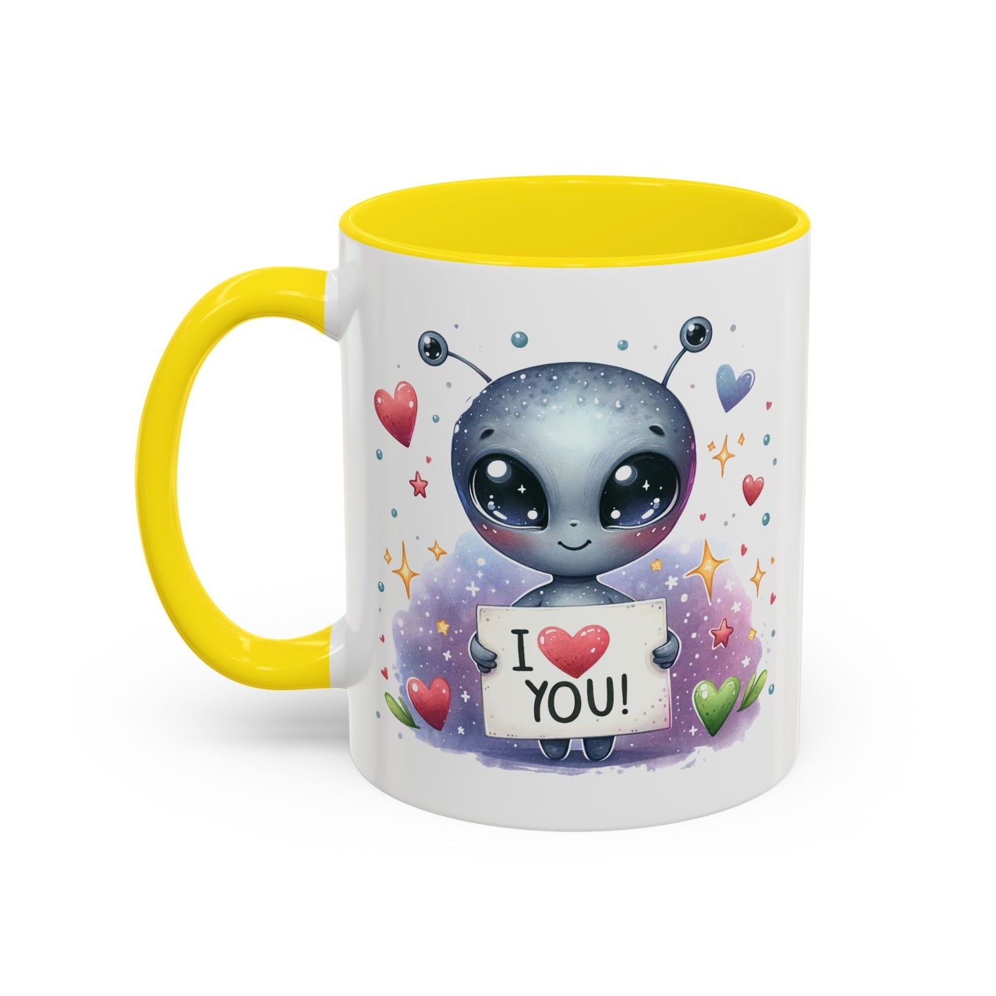 Valentine's Day Mug - I Love You Alien