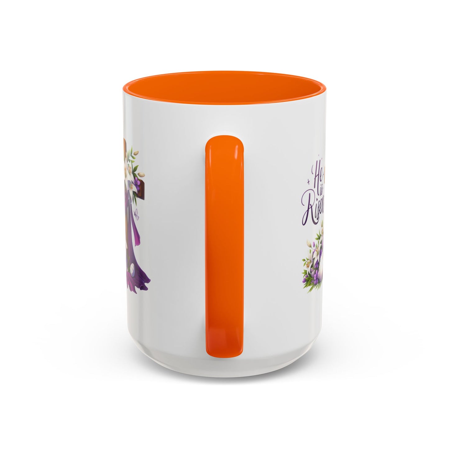 Easter Mug - He Is Risen Cross