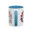 4th of July Mug - God Bless America Sunflower