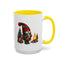 Christmas Mug - Gnome Presents and Fire