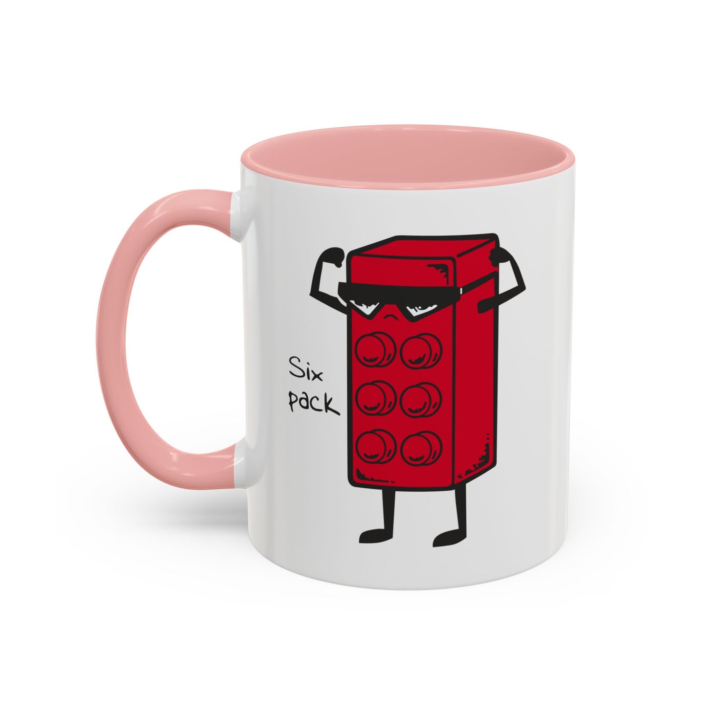 Humor Mug - Six Pack Lego Block