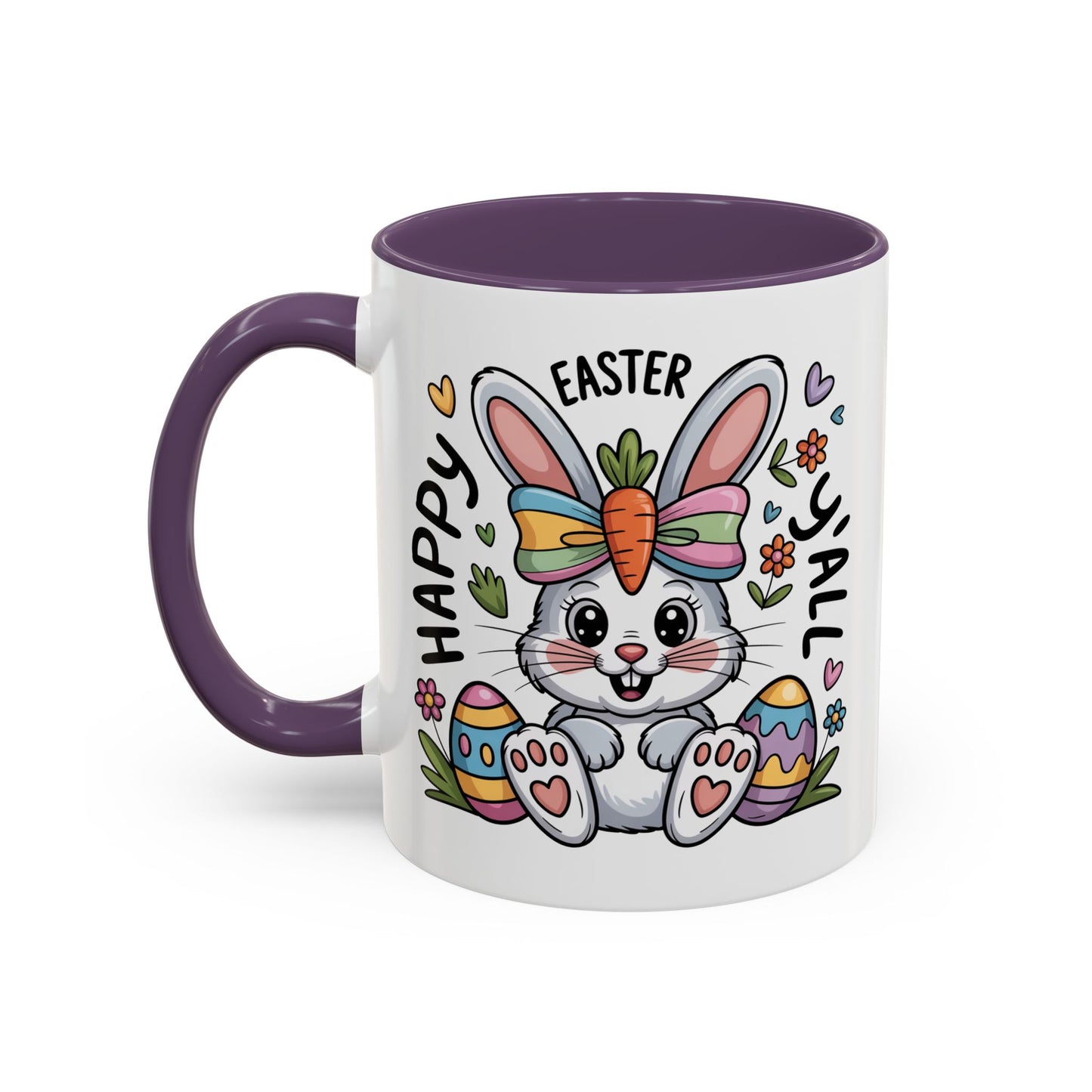 Easter Mug - Happy Easter Y'all Bunny