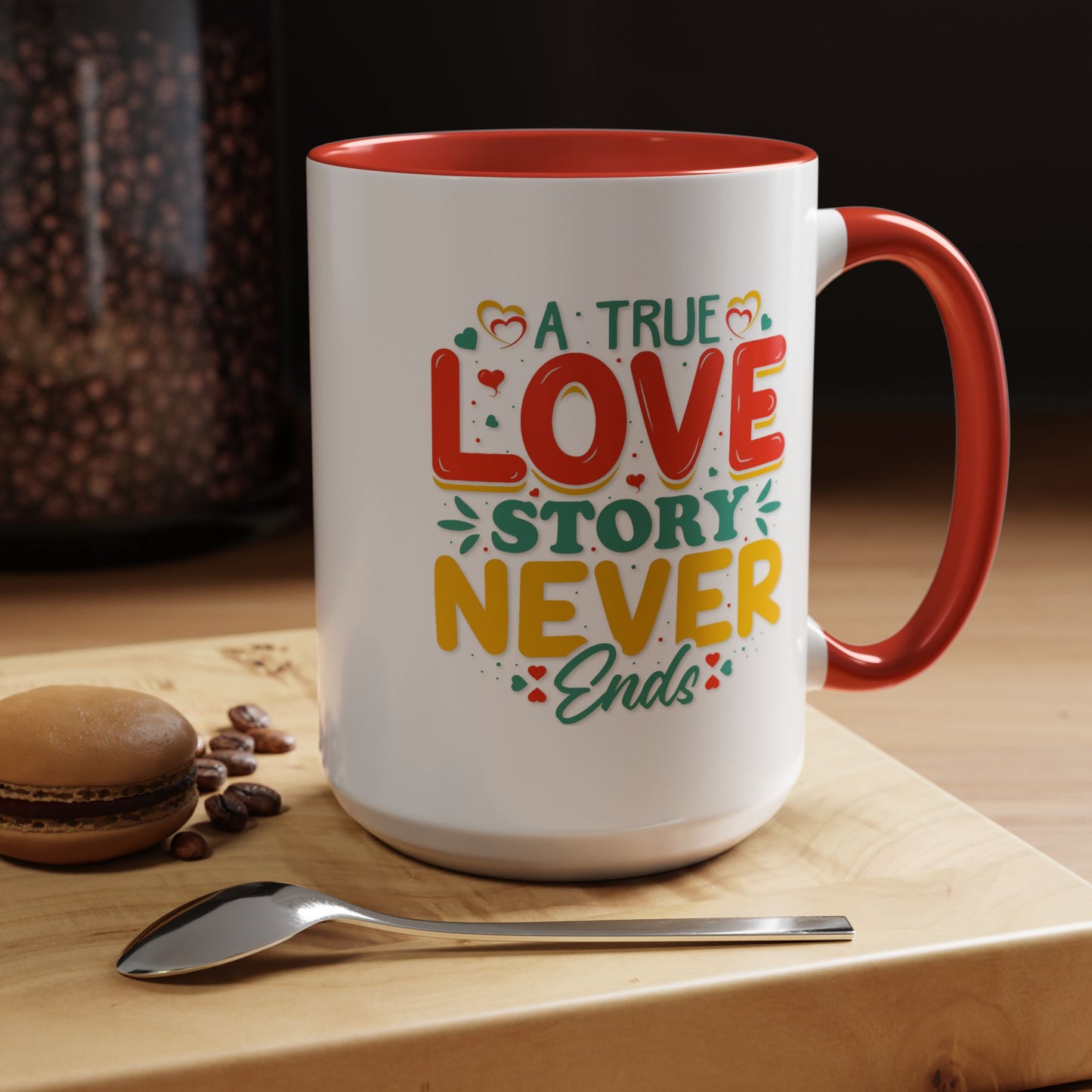 Anniversary Mug - A true Love Story Never Ends