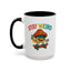 Humor Mug - Stay Weird Mushroom Skateboard