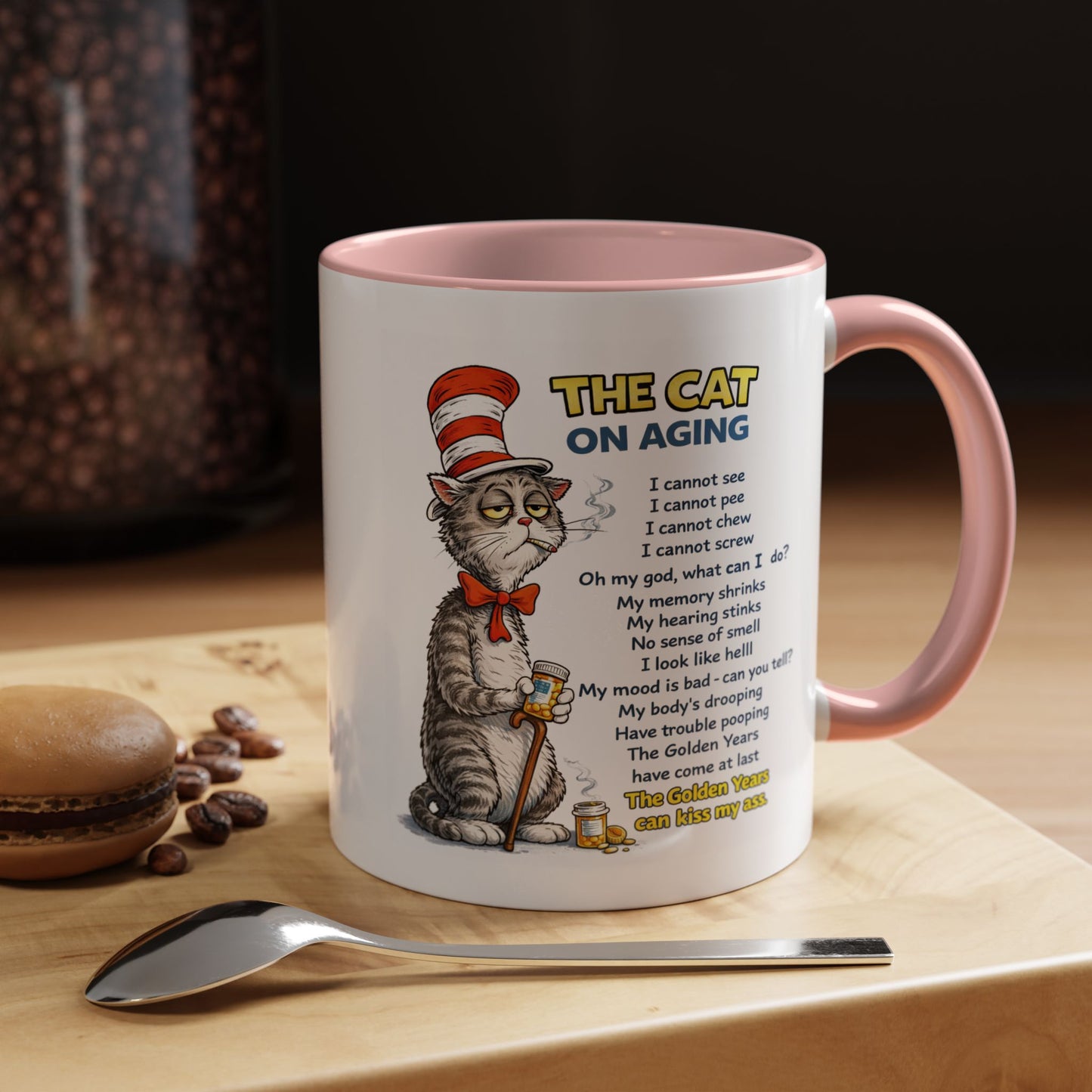 Humor Mug - The Cat Of Aging