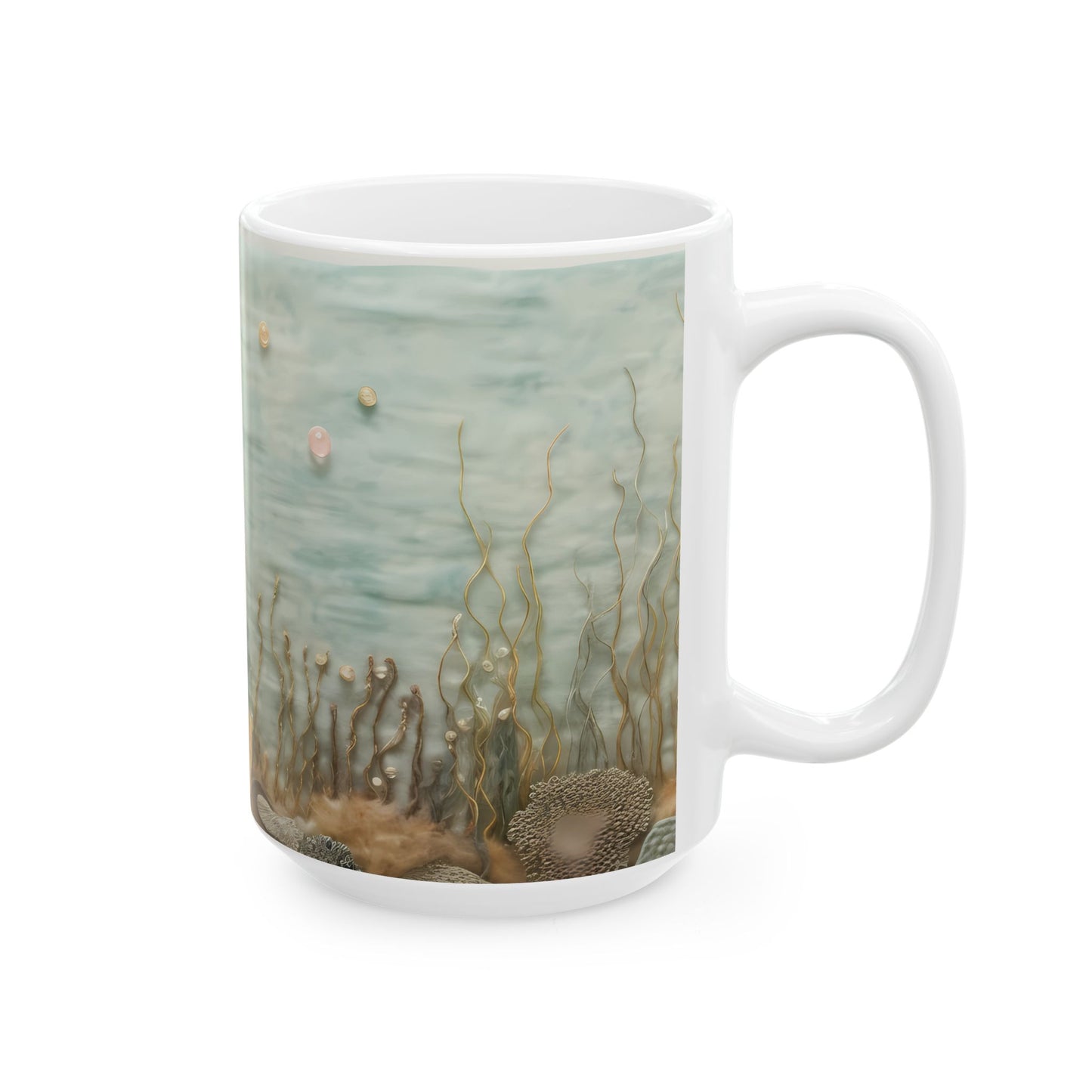 Artistic Mug - Felted Mermaid 2