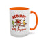 Humor Mug - Red Hot Silly Peppers
