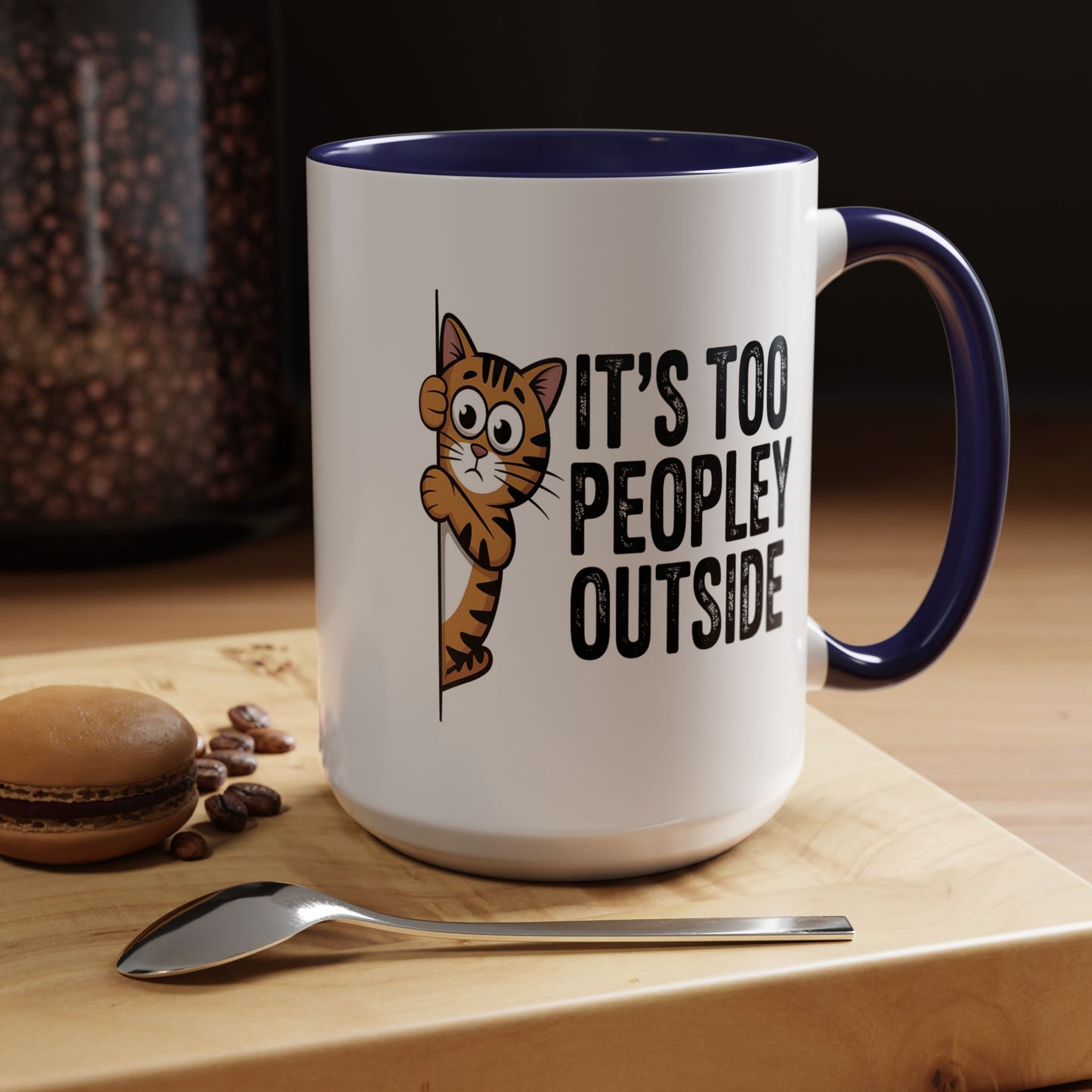 Animal Mug - It's Too Peopley Outside