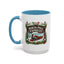 Christmas Mug - North Pole Express Steam Locomotive Decorations