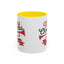 Christmas Mug - Red & Green Text Trumpet