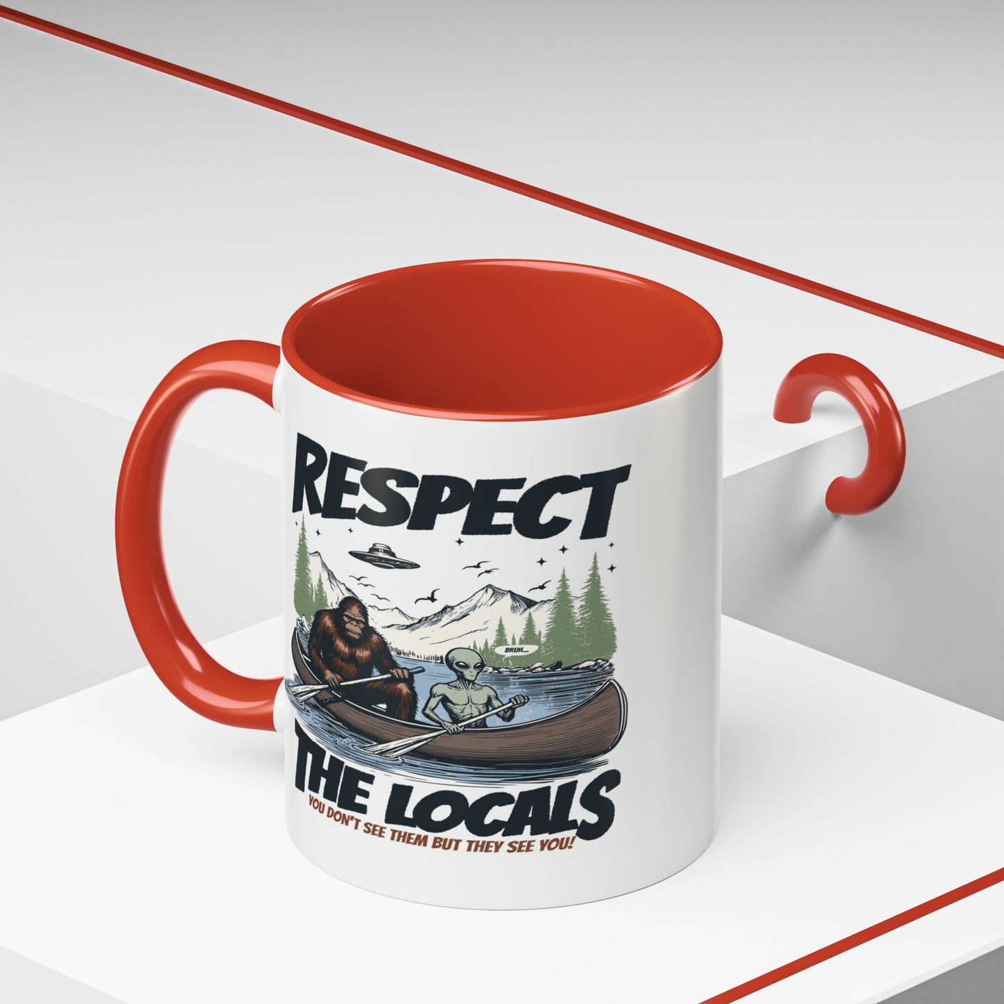 Alien Mug - Respect The Locals