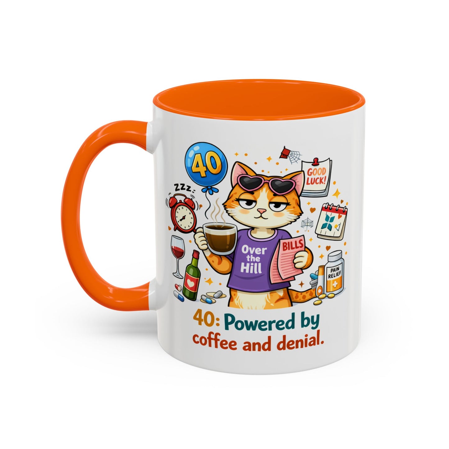 Birthday Mug - 40 Powered By