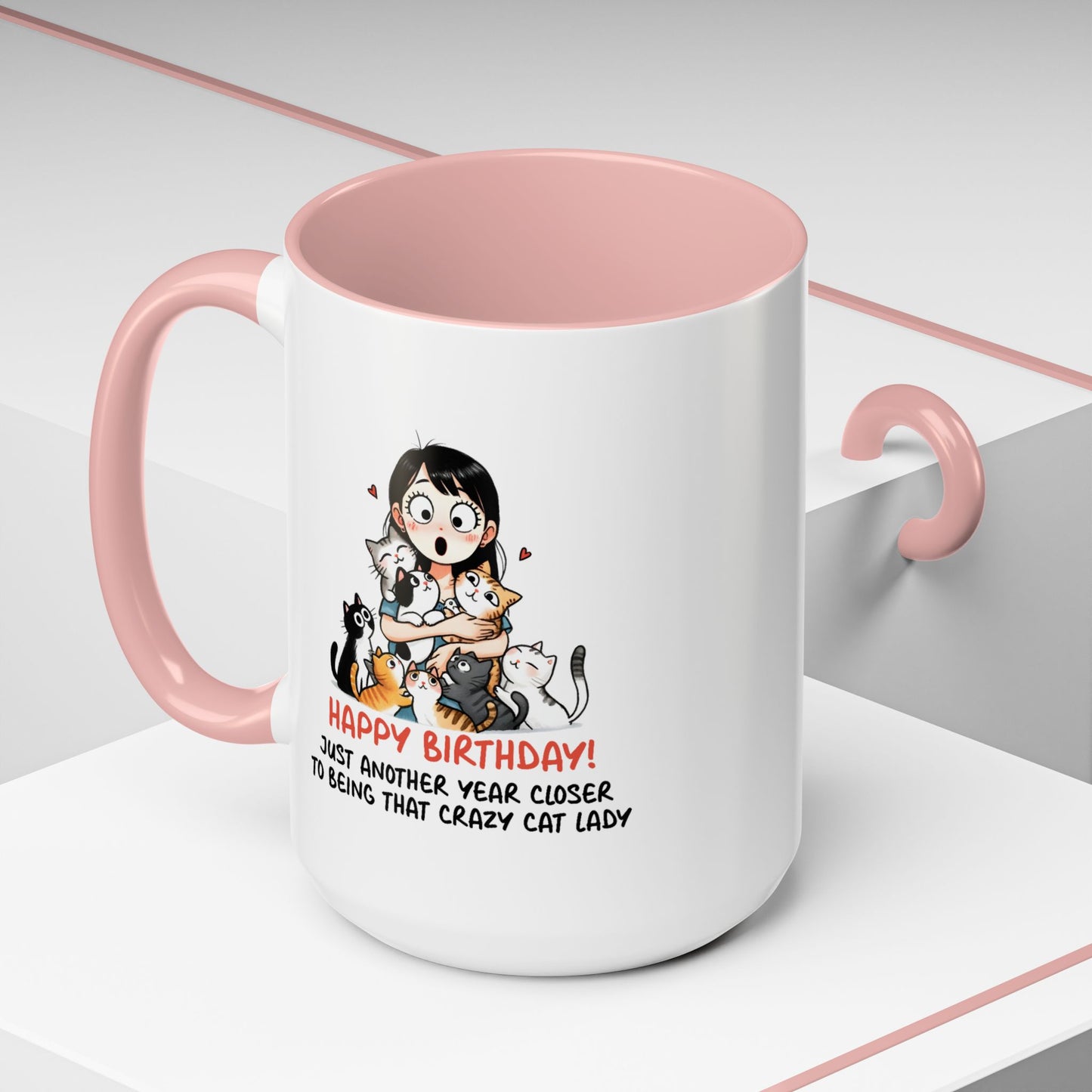 Birthday Mug - Crazy Cat Lady