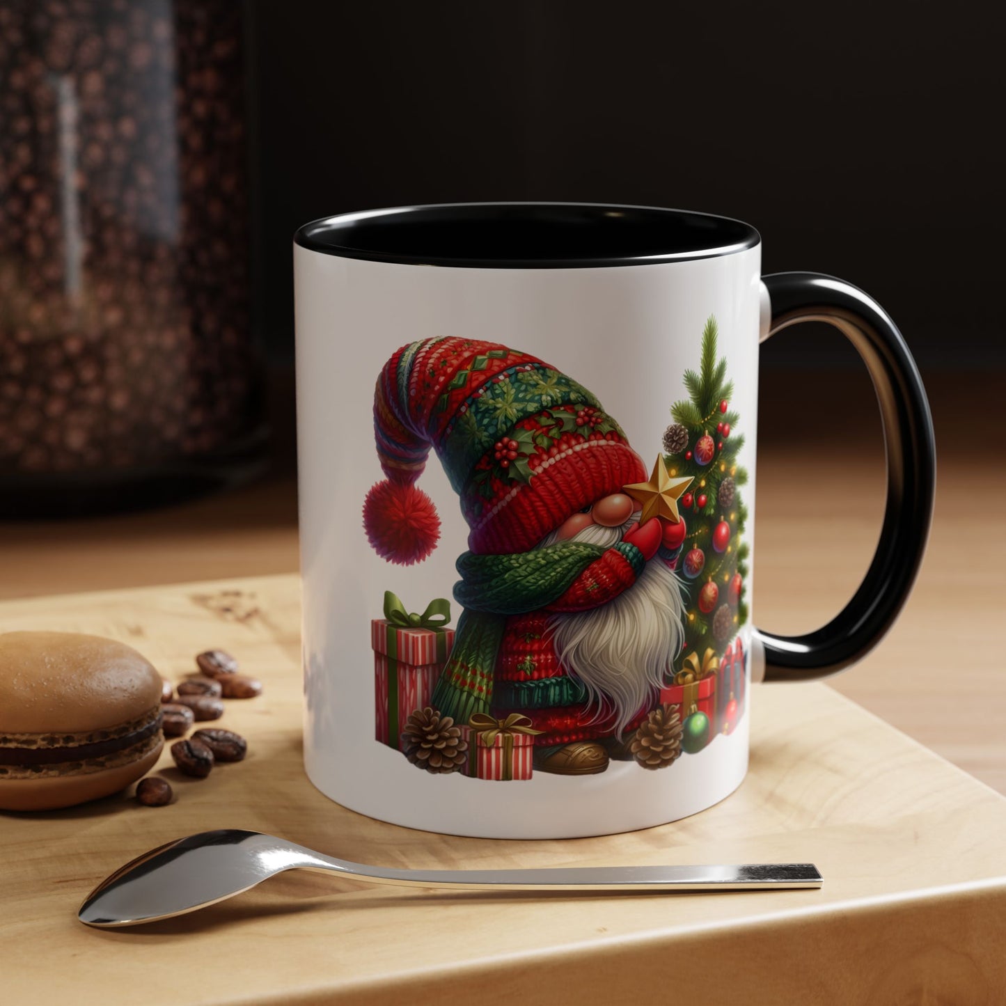 Christmas Mug - Gnome with Christmas Tree Star