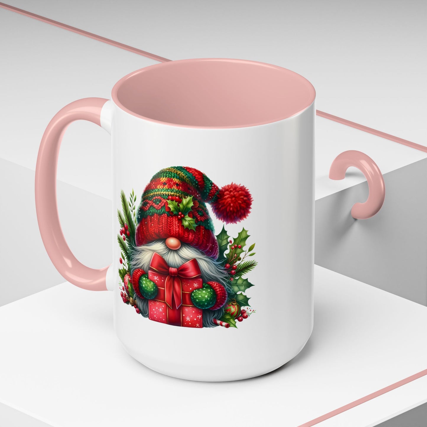 Christmas Mug - Gnome with Wrapped Present